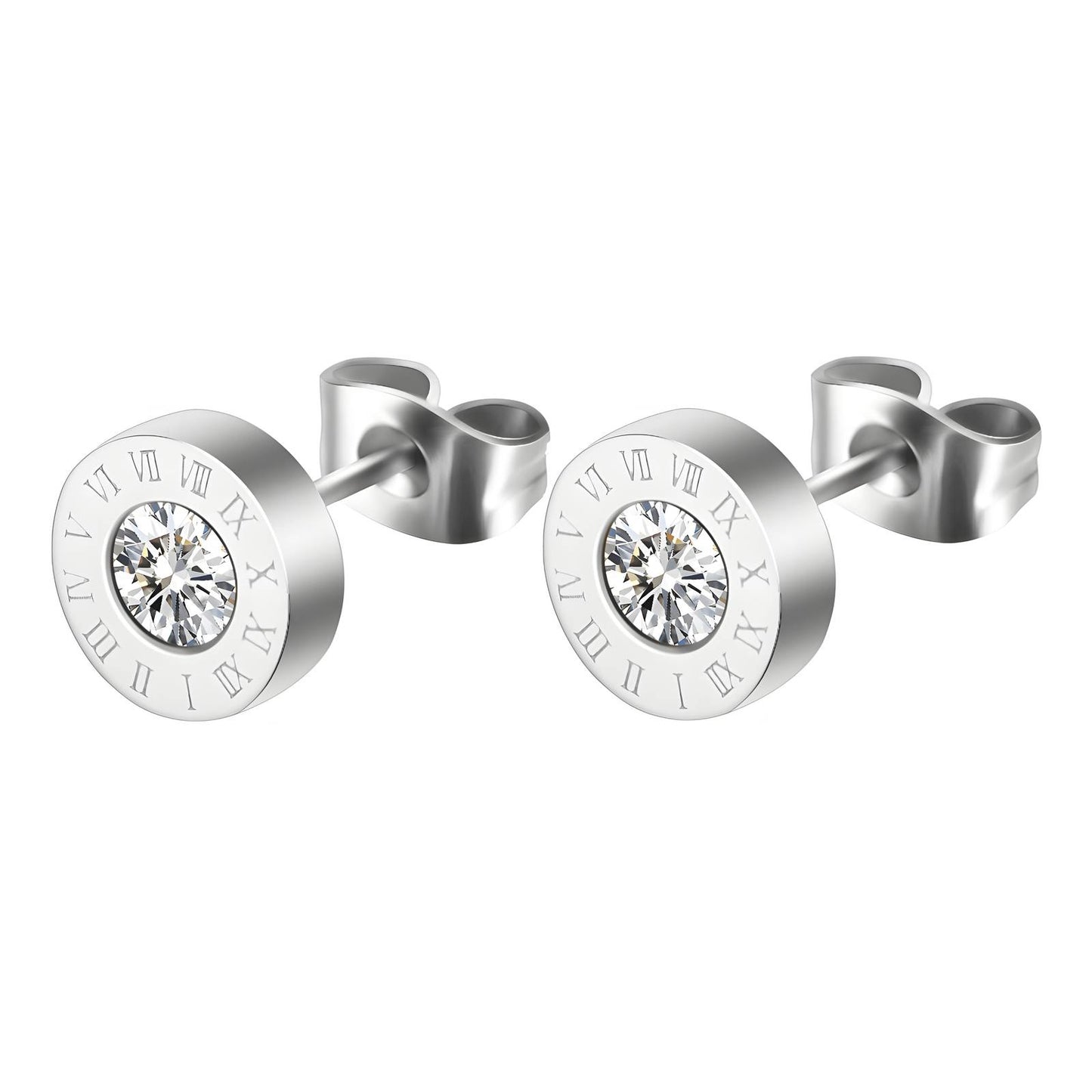 Aretes plata SS en circulos
