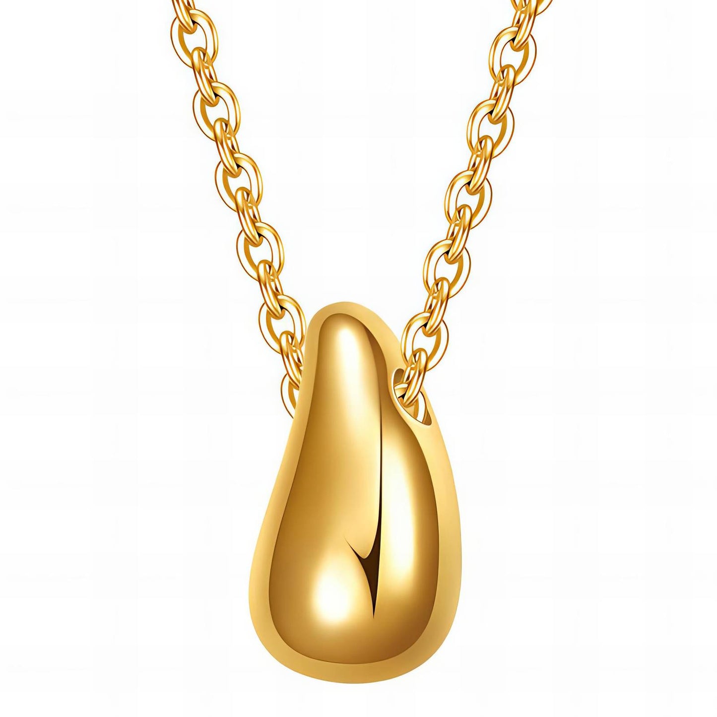 Cadena con pendiente Gota SS oro