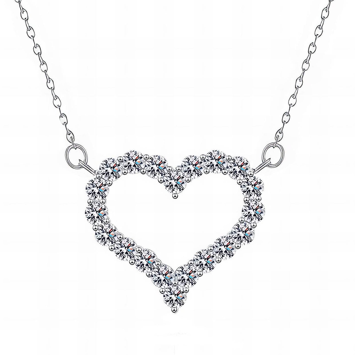 Cadena con Corazon SS Plata