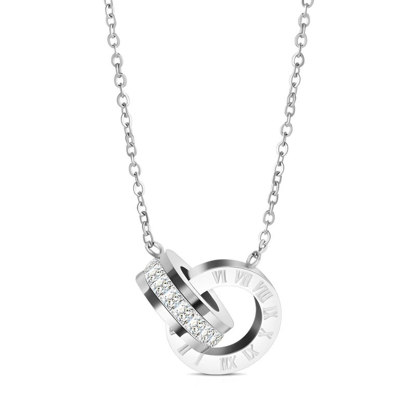 Cadena con Circulos SS Plata