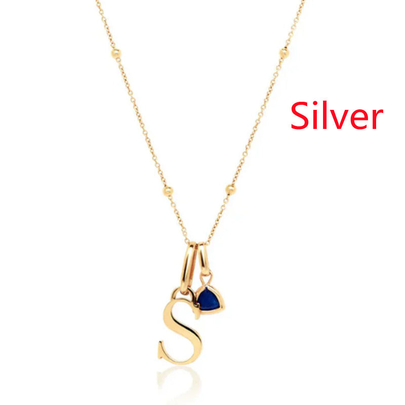 Necklace with Customize Letter Stainless Steel