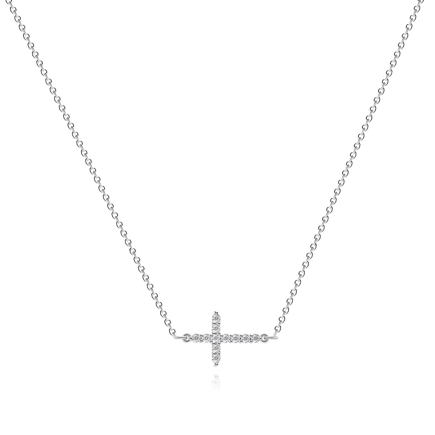Cadena con Cruz en SS Plata