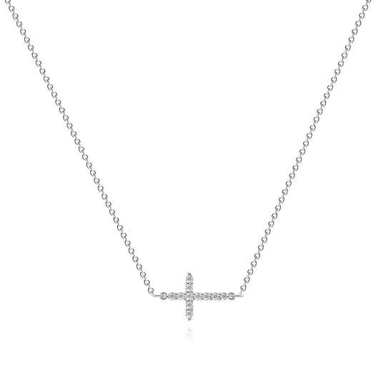 Cadena con Cruz en SS Plata