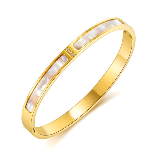 Brazalete SS Oro y cristal