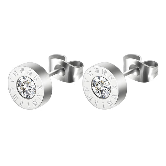 Aretes plata SS en circulos