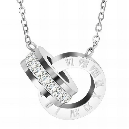 Cadena con Circulos SS Plata