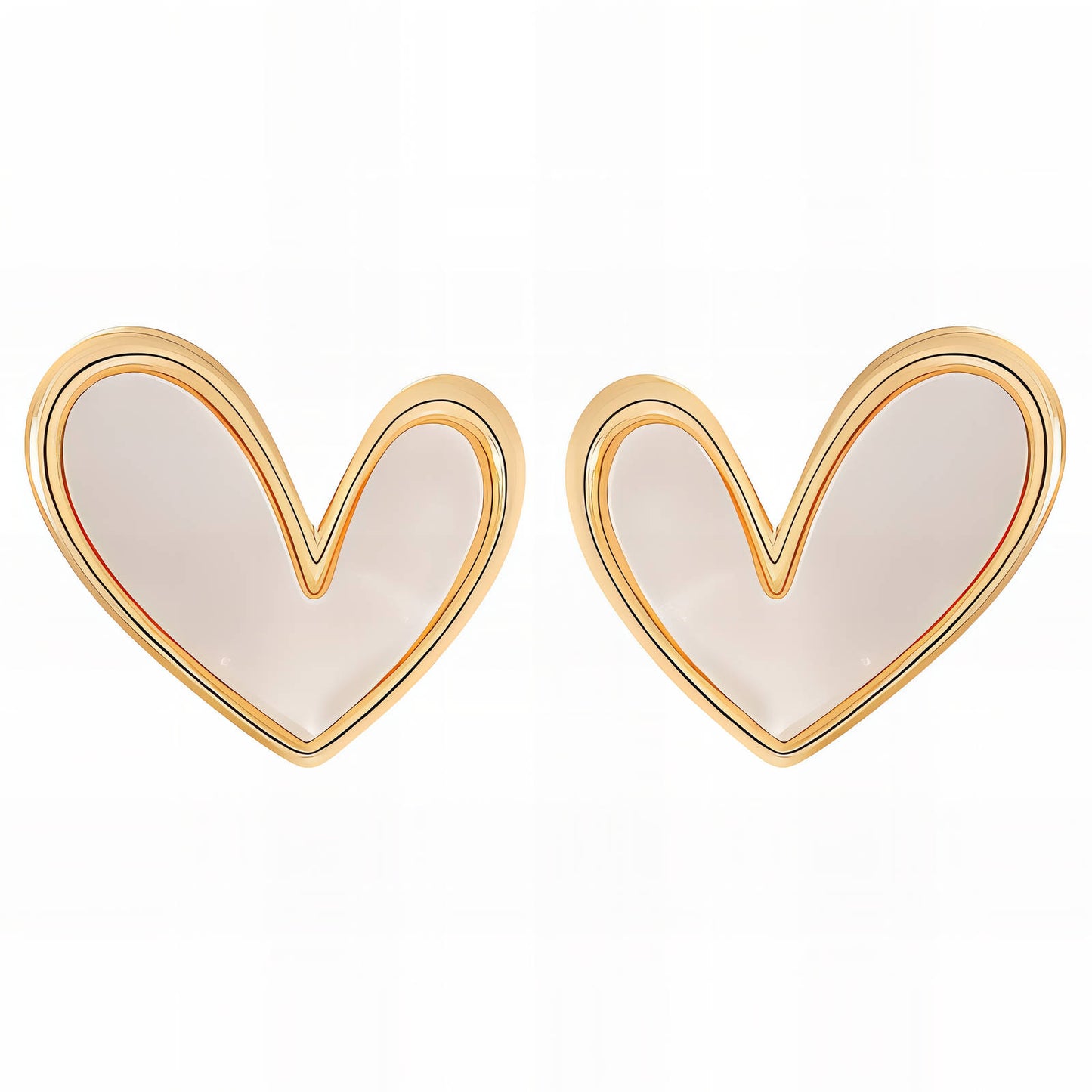 Aretes Love Hearts SS Oro
